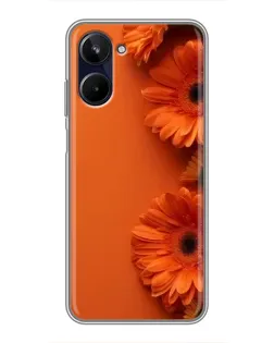 Чехол для Realme 10 с картинкой «Оранжевые герберы» Чехол для Realme 10 с картинкой «Оранжевые герберы»