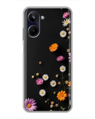 Чехол для Realme 10 с картинкой «Цветочная композиция»