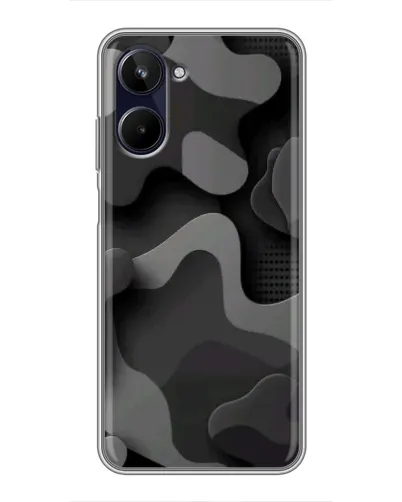 Чехол для Realme 10 с картинкой «Темный абстрактный камуфляж» Чехол для Realme 10 с картинкой «Темный абстрактный камуфляж»