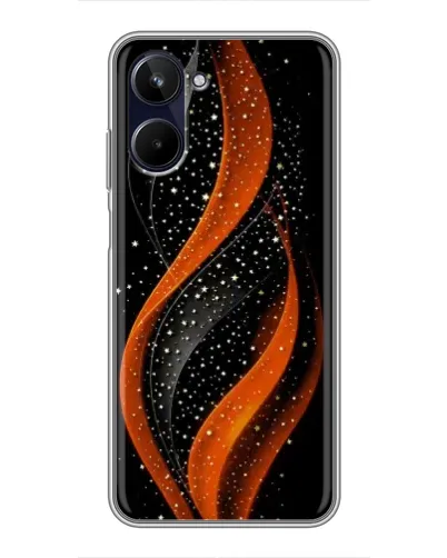 Чехол для Realme 10 с картинкой «Огненная звездная волна» Чехол для Realme 10 с картинкой «Огненная звездная волна»