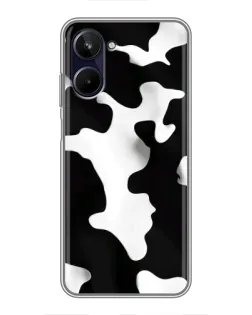 Чехол для Realme 10 с картинкой «Черно-белое пятно»