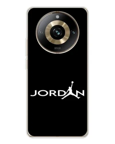 Чехол для Realme 11 Pro 5G с картинкой «Jordan White Logo»