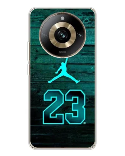 Чехол для Realme 11 Pro 5G с картинкой «Jordan Cyan 23»