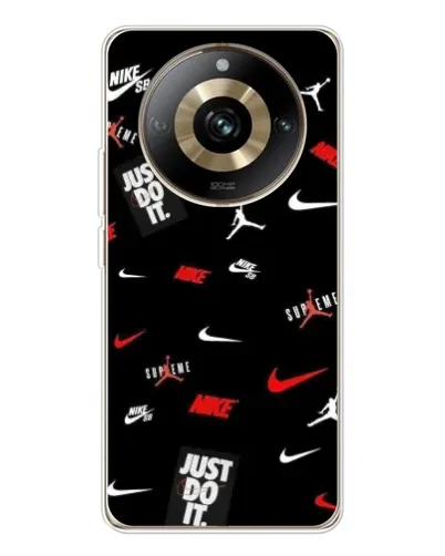 Чехол для Realme 11 Pro 5G с картинкой «Nike Mix Pattern»