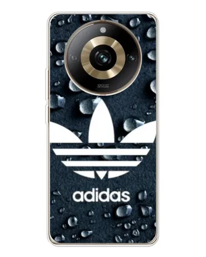 Чехол для Realme 11 Pro 5G с картинкой «Adidas Trefoil Blue» Чехол для Realme 11 Pro 5G с картинкой «Adidas Trefoil Blue»