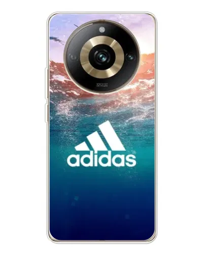 Чехол для Realme 11 Pro 5G с картинкой «Океанская глубина адидас» Чехол для Realme 11 Pro 5G с картинкой «Океанская глубина адидас»