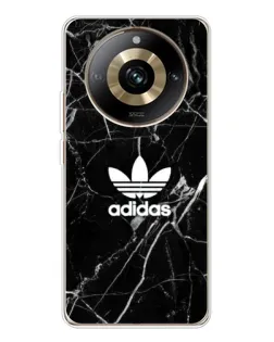 Чехол для Realme 11 Pro 5G с картинкой «Белый мрамор Adidas»