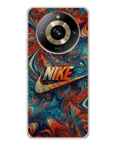 Чехол для Realme 11 Pro 5G с картинкой «Nike в абстракции»