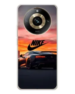Чехол для Realme 11 Pro 5G с картинкой «Nike и суперкар»