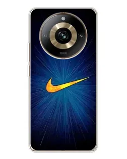 Чохол для Realme 11 Pro 5G з картинкою «Синій пульс Nike»