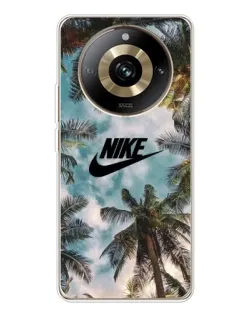 Чохол для Realme 11 Pro 5G з картинкою «Тропічний принт Nike»