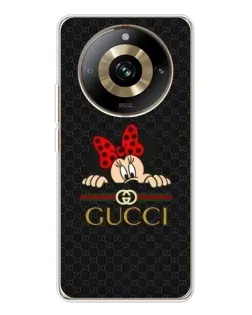 Чехол для Realme 11 Pro 5G с картинкой «Минни Маус Gucci — черный» Чехол для Realme 11 Pro 5G с картинкой «Минни Маус Gucci — черный»