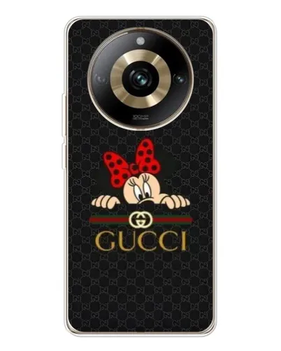 Чехол для Realme 11 Pro 5G с картинкой «Минни Маус Gucci — черный»