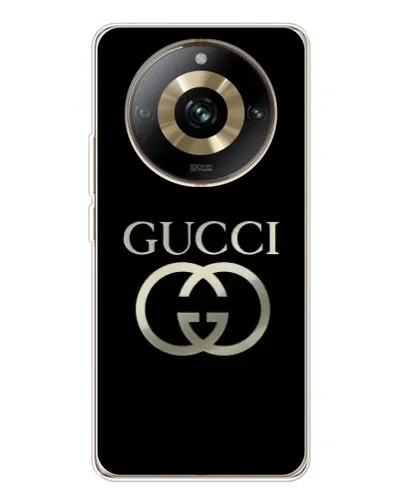 Чехол для Realme 11 Pro 5G с картинкой «Gucci — золото на черном» Чехол для Realme 11 Pro 5G с картинкой «Gucci — золото на черном»