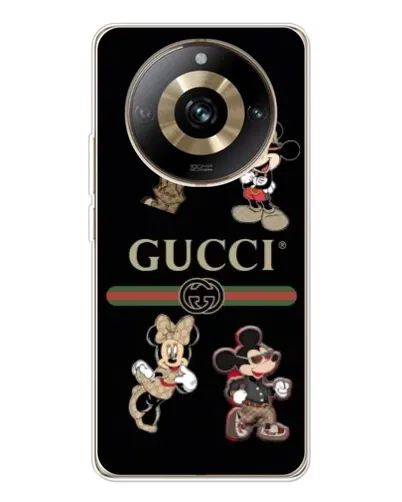 Чехол для Realme 11 Pro 5G с картинкой «Gucci — герои Disney и монограмма» Чехол для Realme 11 Pro 5G с картинкой «Gucci — герои Disney и монограмма»
