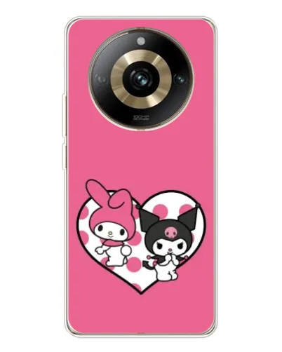 Чехол для Realme 11 Pro 5G с картинкой «Kuromi и My Melody»