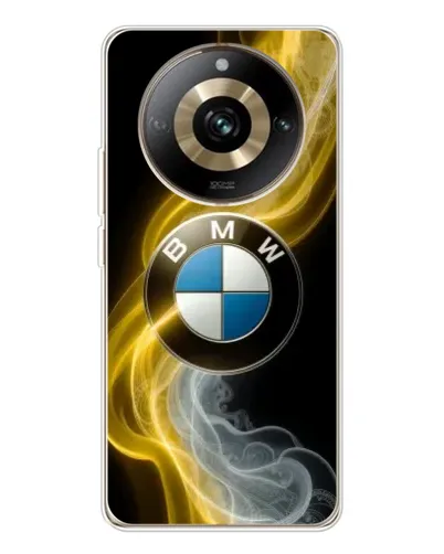 Чехол для Realme 11 Pro 5G с картинкой «Золотистый дым BMW»