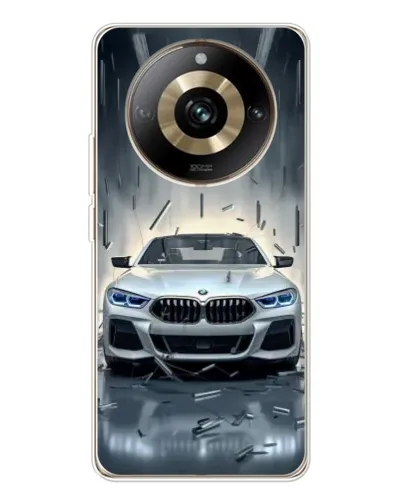Чехол для Realme 11 Pro 5G с картинкой «BMW в свете фар»