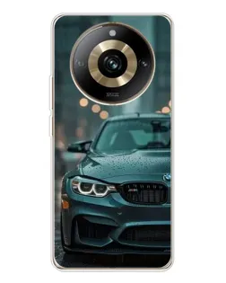 Чехол для Realme 11 Pro 5G с картинкой «BMW в огнях города»
