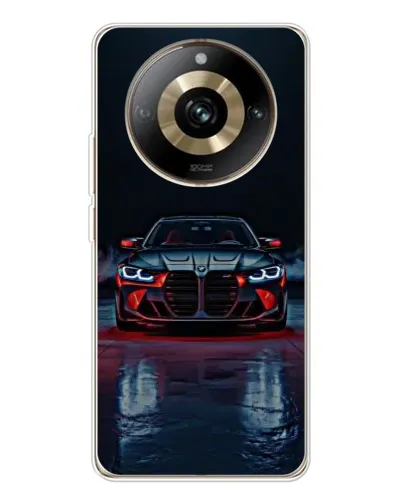 Чехол для Realme 11 Pro 5G с картинкой «BMW на мокрой дороге»