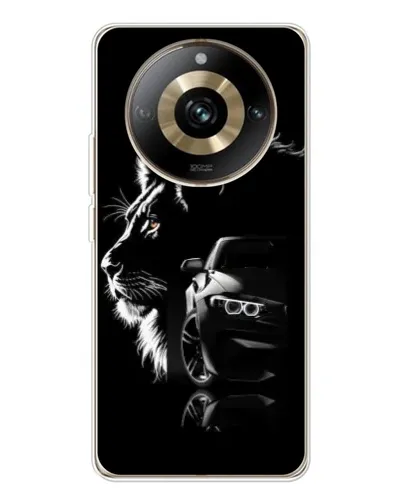 Чехол для Realme 11 Pro 5G с картинкой «BMW и лев»