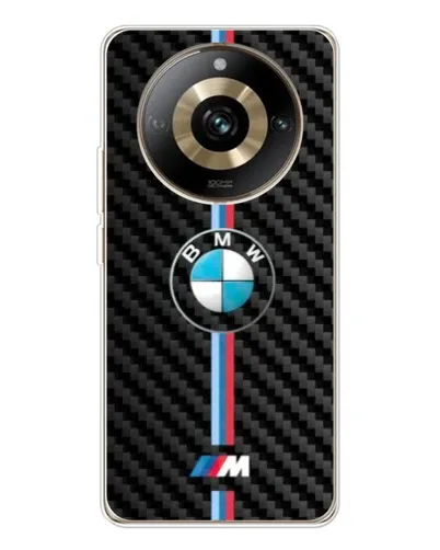 Чехол для Realme 11 Pro 5G с картинкой «Эмблема BMW и карбон»