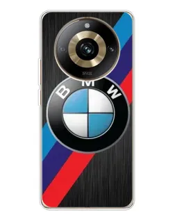 Чехол для Realme 11 Pro 5G с картинкой «BMW M-stripes стиль»