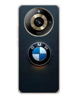 Чехол для Realme 11 Pro 5G с картинкой «Логотип BMW — минимализм»