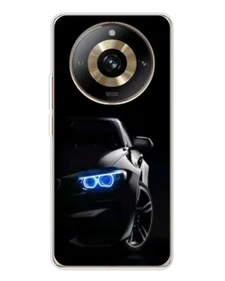 Чехол для Realme 11 Pro 5G с картинкой «BMW — ночной взгляд»