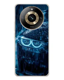 Чехол для Realme 11 Pro 5G с картинкой «BMW под дождем»