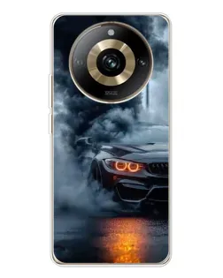Чехол для Realme 11 Pro 5G с картинкой «BMW M-Power — абстракция»