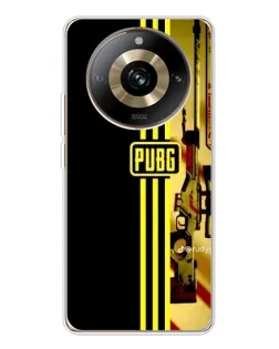 Чехол для Realme 11 Pro 5G с картинкой «PUBG — камуфляжный шлем»