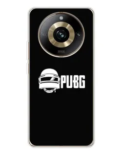Чехол для Realme 11 Pro 5G с картинкой «PUBG — классический лого»