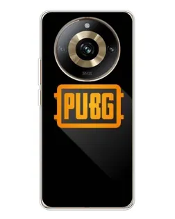 Чехол для Realme 11 Pro 5G с картинкой «PUBG — рамка лого»