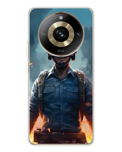 Чехол для Realme 11 Pro 5G с картинкой «PUBG — реалистичный герой» Чехол для Realme 11 Pro 5G с картинкой «PUBG — реалистичный герой»