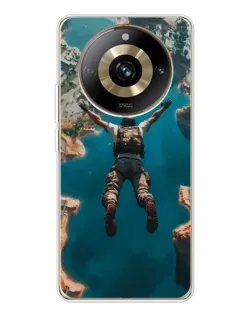 Чехол для Realme 11 Pro 5G с картинкой «PUBG — свободное падение»