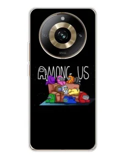 Чохол для Realme 11 Pro 5G з картинкою «Логотип Among Us»
