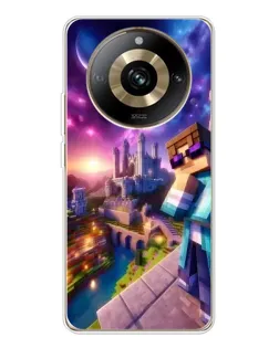 Чехол для Realme 11 Pro 5G с картинкой «Стив и космос»