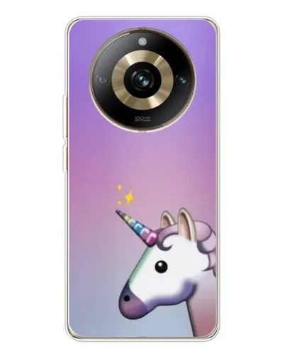Чехол для Realme 11 Pro 5G с картинкой «Единорог градиент» Чехол для Realme 11 Pro 5G с картинкой «Единорог градиент»