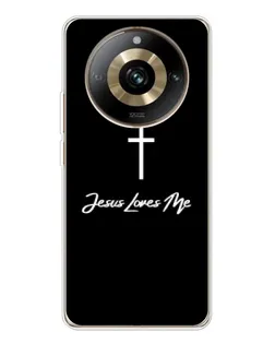Чехол для Realme 11 Pro 5G с картинкой «Иисус любит тебя»