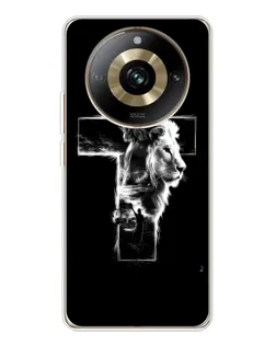 Чохол для Realme 11 Pro 5G з картинкою «Сяючий хрест Jesus»