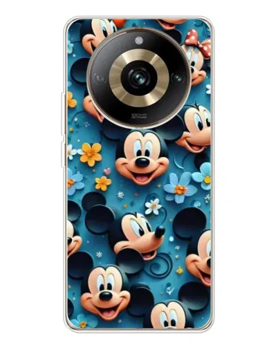 Чехол для Realme 11 Pro 5G с картинкой «Паттерн Микки и Минни»