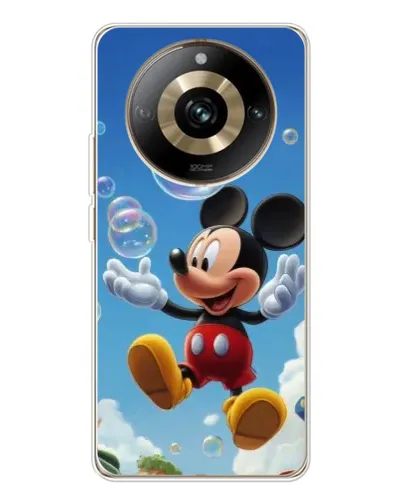 Чехол для Realme 11 Pro 5G с картинкой «Mickey и мыльные пузыри»