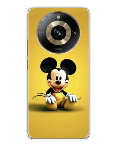 Чехол для Realme 11 Pro 5G с картинкой «Микки на желтом»