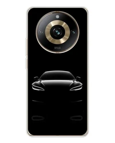 Чехол для Realme 11 Pro 5G с картинкой «Силуэт Tesla Night»