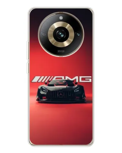 Чехол для Realme 11 Pro 5G с картинкой «Mercedes AMG — красная линия» Чехол для Realme 11 Pro 5G с картинкой «Mercedes AMG — красная линия»