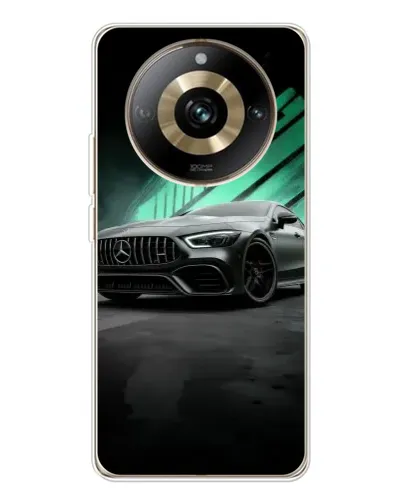 Чехол для Realme 11 Pro 5G с картинкой «Темный Mercedes AMG» Чехол для Realme 11 Pro 5G с картинкой «Темный Mercedes AMG»