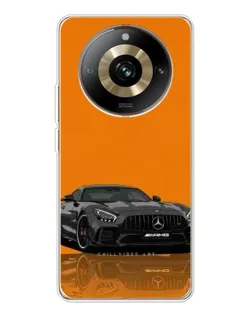Чехол для Realme 11 Pro 5G с картинкой «Оранжевый Mercedes AMG»