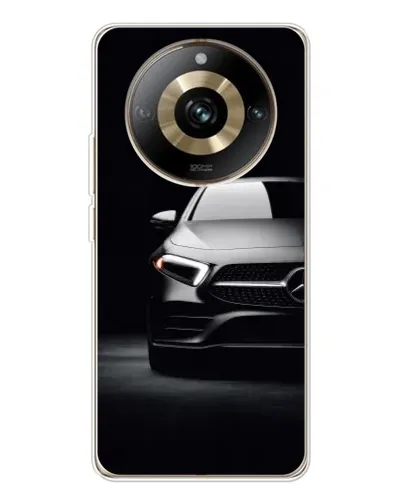 Чехол для Realme 11 Pro 5G с картинкой «Свет фар Mercedes» Чехол для Realme 11 Pro 5G с картинкой «Свет фар Mercedes»