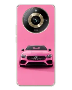 Чохол для Realme 11 Pro 5G з картинкою «Рожевий Mercedes AMG»